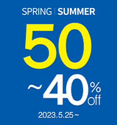 봄 · 여름 신상품 50~40% 할인
